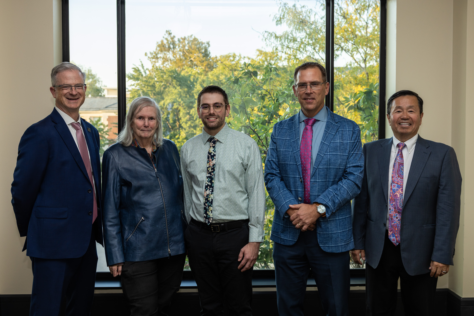 Group of people dressed up